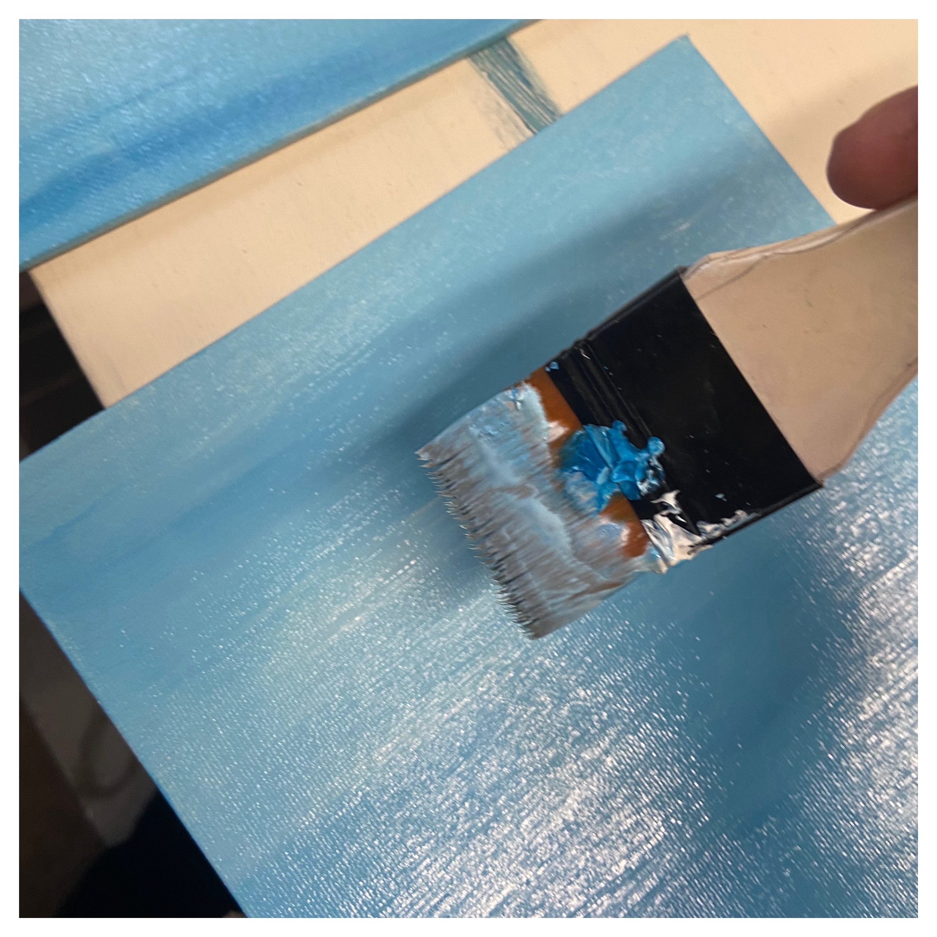 Studio Day…… watch this space #seaart #waveart #irishartist