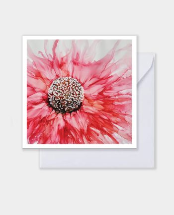 Flamingo Blossom Card